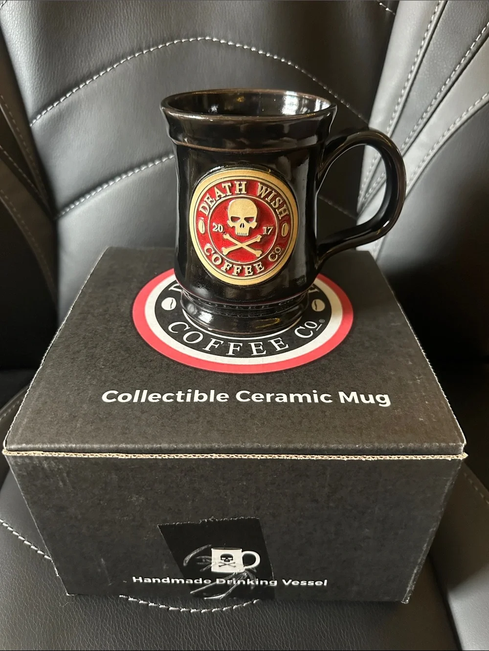 NWT Death Wish Coffee Co collectable ceramic mug
